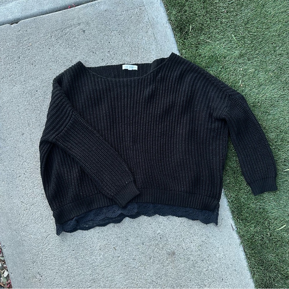 Oversized Crew Neck Sweater